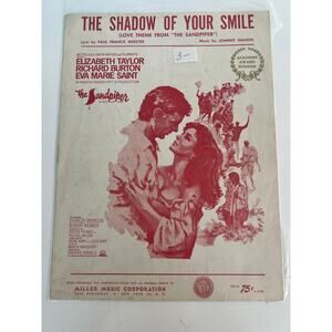 Original 1965 Promotional Ad The Sandpiper Richard Burton Elizabeth Taylor JL
